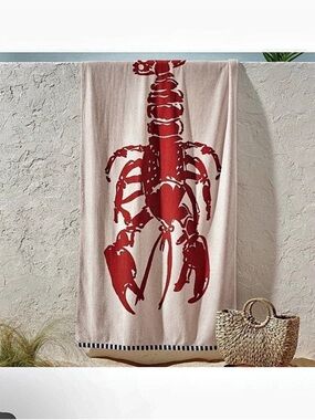 72x36 Room Essentials Lobster
Oversized Beach Towel Red Pink & Red